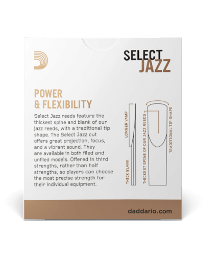 Cañas Saxofon Soprano D'addario Select Jazz Unfiled 2H